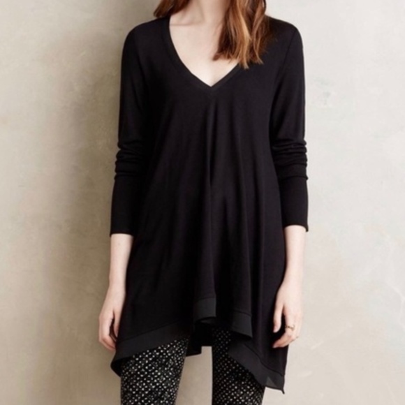 Anthropologie Tops - Make Offer Anthro Deletta Lokka Tunic Top Black